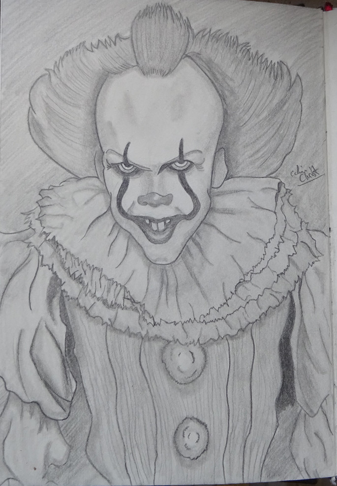 Calvin Christ - Pennywise Drawing. 