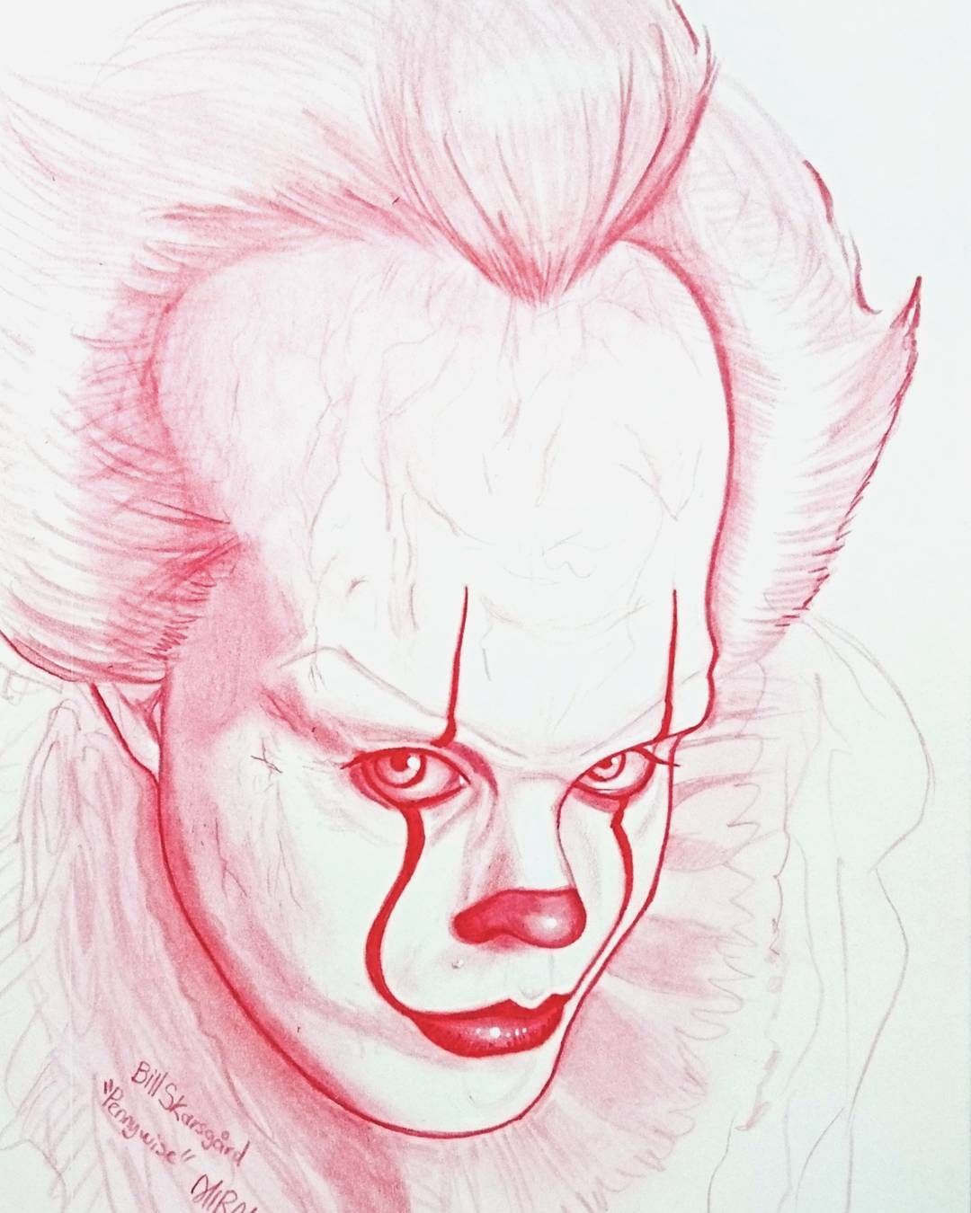 1080x1350 pennywise drawing drawing art, horror drawing, scary art - Pennywise Drawing