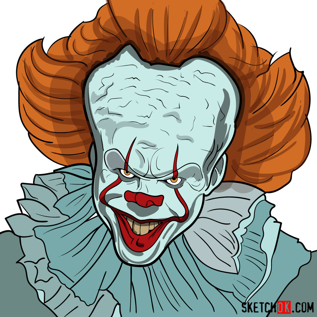 Pennywise The Clown Drawing At Paintingvalley Com Explore