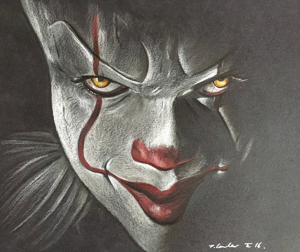 976x819 pennywise the clown it drawing - Pennywise The Clown Drawing