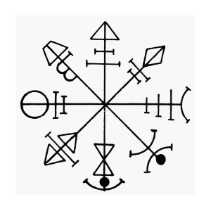 300x300 Pentacle Of Venus Drawing - Pentacle Drawing