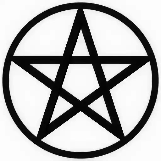 512x512 the pagan heretic's book of shadows - Pentacle Drawing
