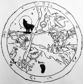 320x322 Pentacle Drawings On Paigeeworld Pictures Of Pentacle - Pentacle Drawing