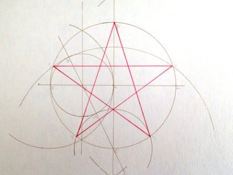 480x360 pentagram construction - Pentagram Drawing