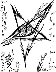 233x300 pentagram drawings fine art america - Pentagram Drawing