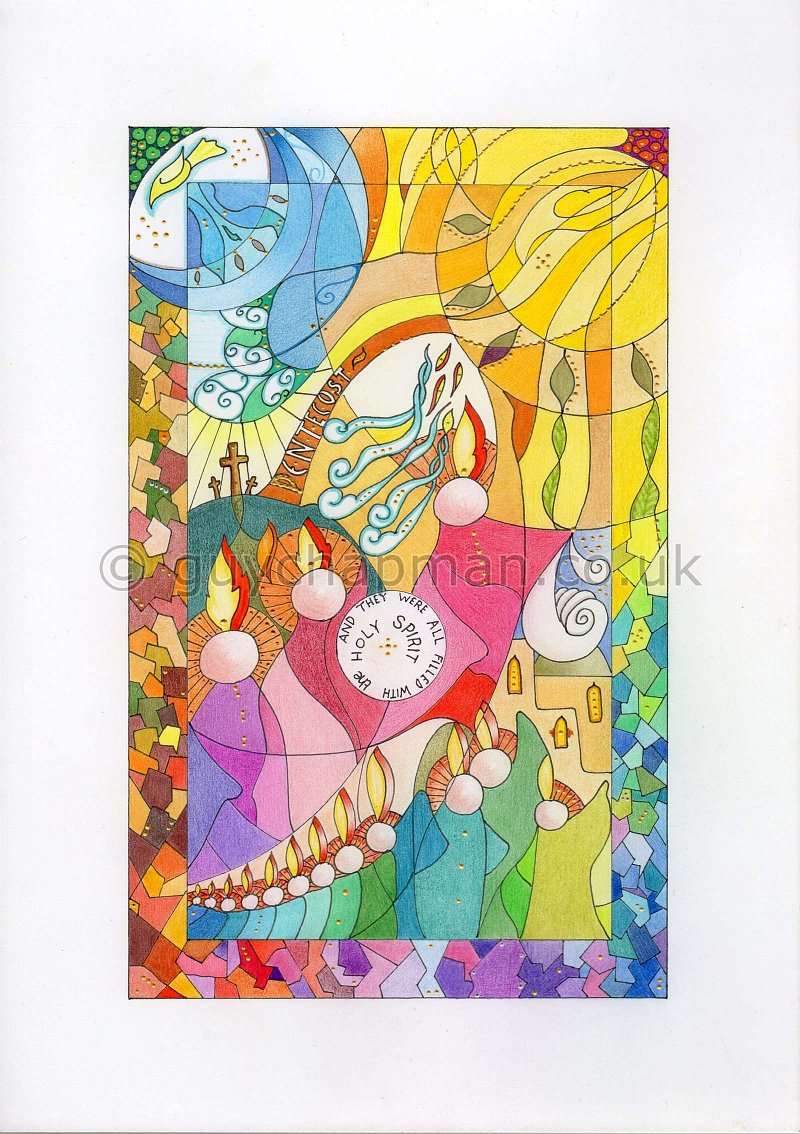 800x1134 Pentecost - Pentecost Drawing