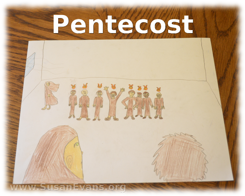 800x639 Pentecost Activities For Kids - Pentecost Drawing