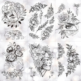 260x260 peony flowers tattoos online shopping peony flowers tattoos for sale - Peony Tattoo Drawing