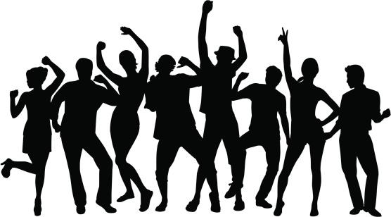 556x308 clipart of people dancing - People Dancing Drawing
