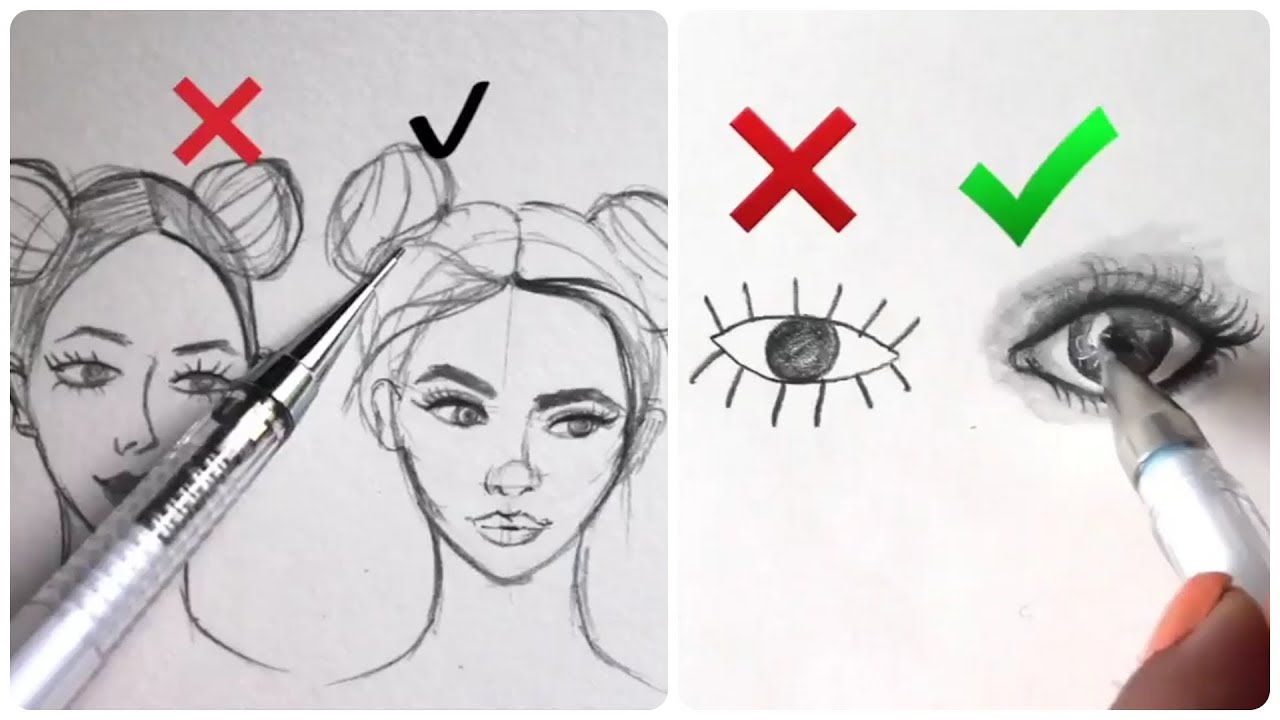 1280x720 How To Draw People Face - People Drawing