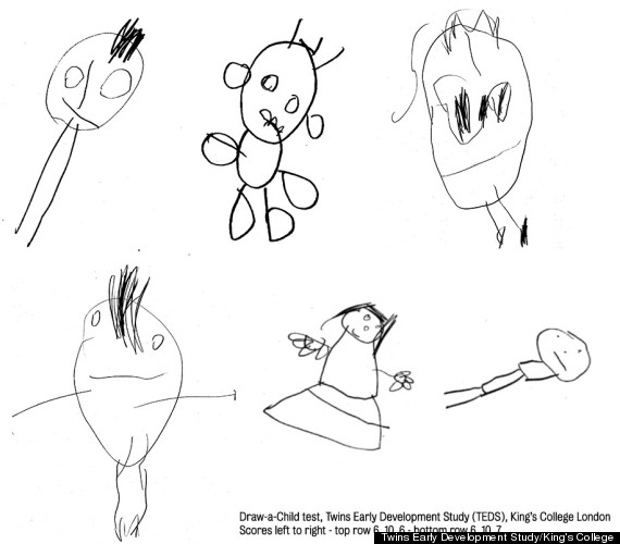570x500 children's drawings may predict their intelligence later in life - People Drawings For Kids