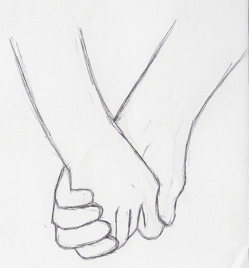 How To Draw Holding Hands Step By Step Easy Learn How To Draw