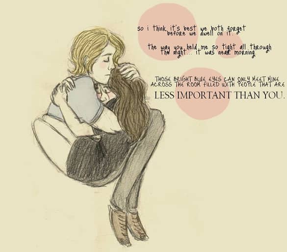 585x512 love drawings template designs art ideas free premium - People In Love Drawing