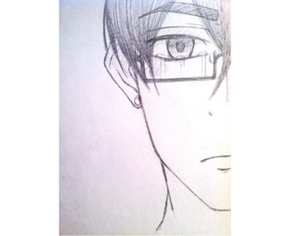 320x260 my bby oc jamison i like drawing people crying i think it - People In Love Drawing