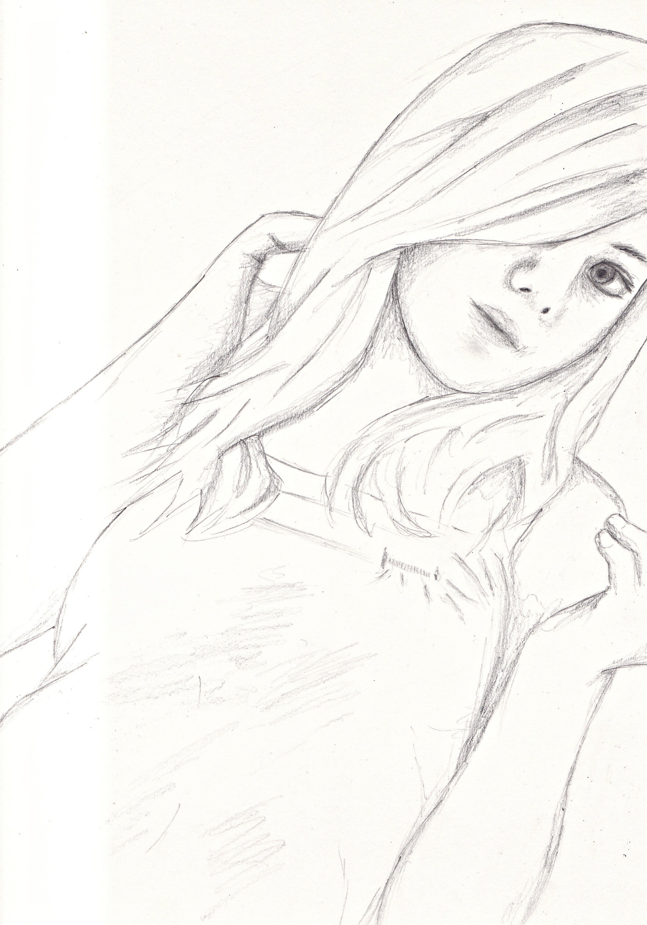 2217x3168 My First Commissioned Drawing Thebirdatethecat - People In Love Drawing