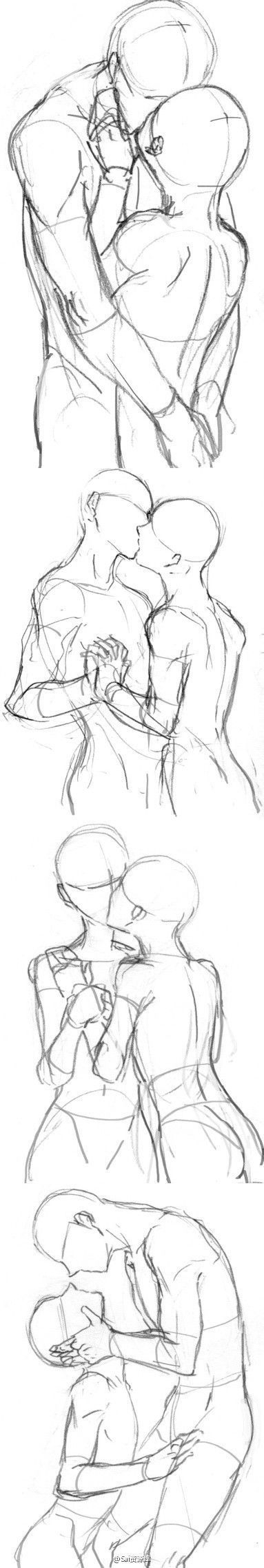 383x2278 anime people kissing drawing anime collection - People Kissing Drawing