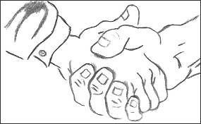 285x176 more art sites for your pleasure - People Shaking Hands Drawing