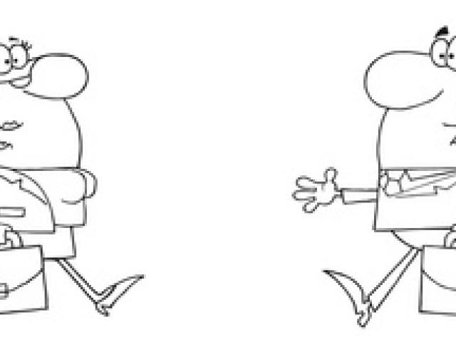640x480 Two People Shaking Hands Drawing - People Shaking Hands Drawing