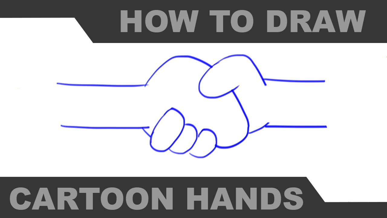 1280x720 Two People Shaking Hands Drawing - People Shaking Hands Drawing