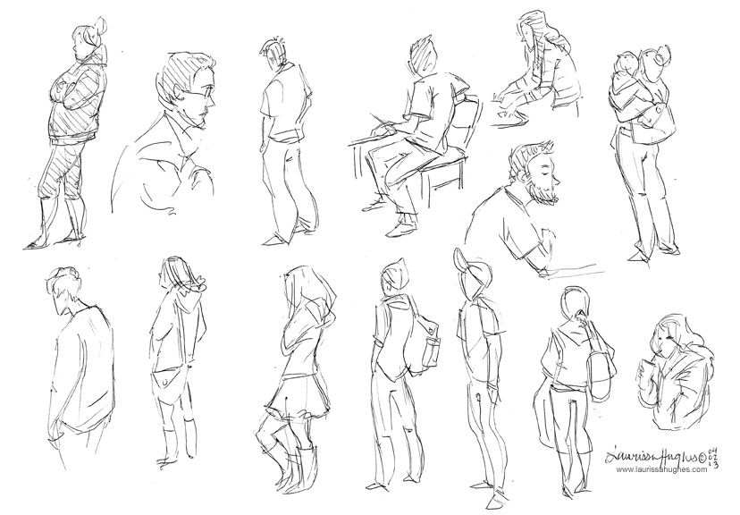828x576 gallery for gt sketched people standing art inspirations - People Standing Drawing