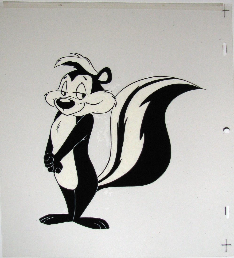 996x1100 original warner bros animation cel of pepe le pew - Pepe Le Pew .....