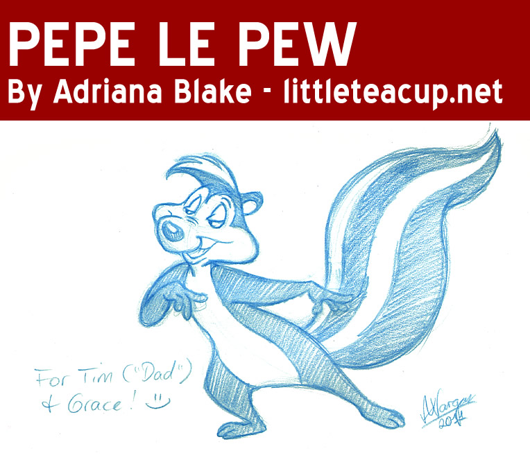 764x664 Pepe Le Pew Minute Marvels - Pepe Le Pew Drawing