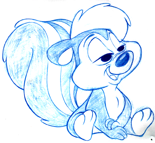 648x598 Tattoos Pepe Le Pew, Baby Looney Tunes - Pepe Le Pew Drawing