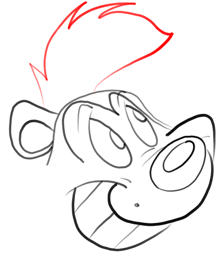 450x524 How To Draw Pepe Le Pew - Pepe Le Pew Drawing