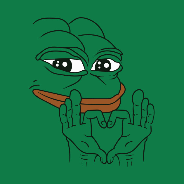 Pepe The Frog Love You - Pepe The Frog Drawing. 