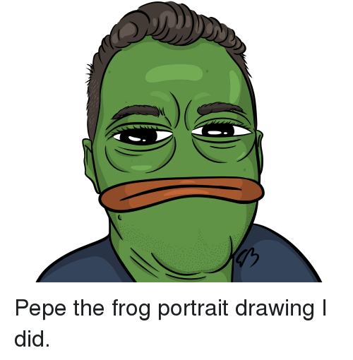 500x510 pepe the frog portrait drawing i did pepe the frog meme - Pepe The Frog Drawing