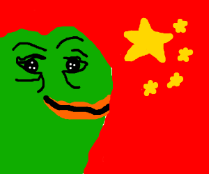300x250 Chinese Pepe The Frog Drawing - Pepe The Frog Drawing