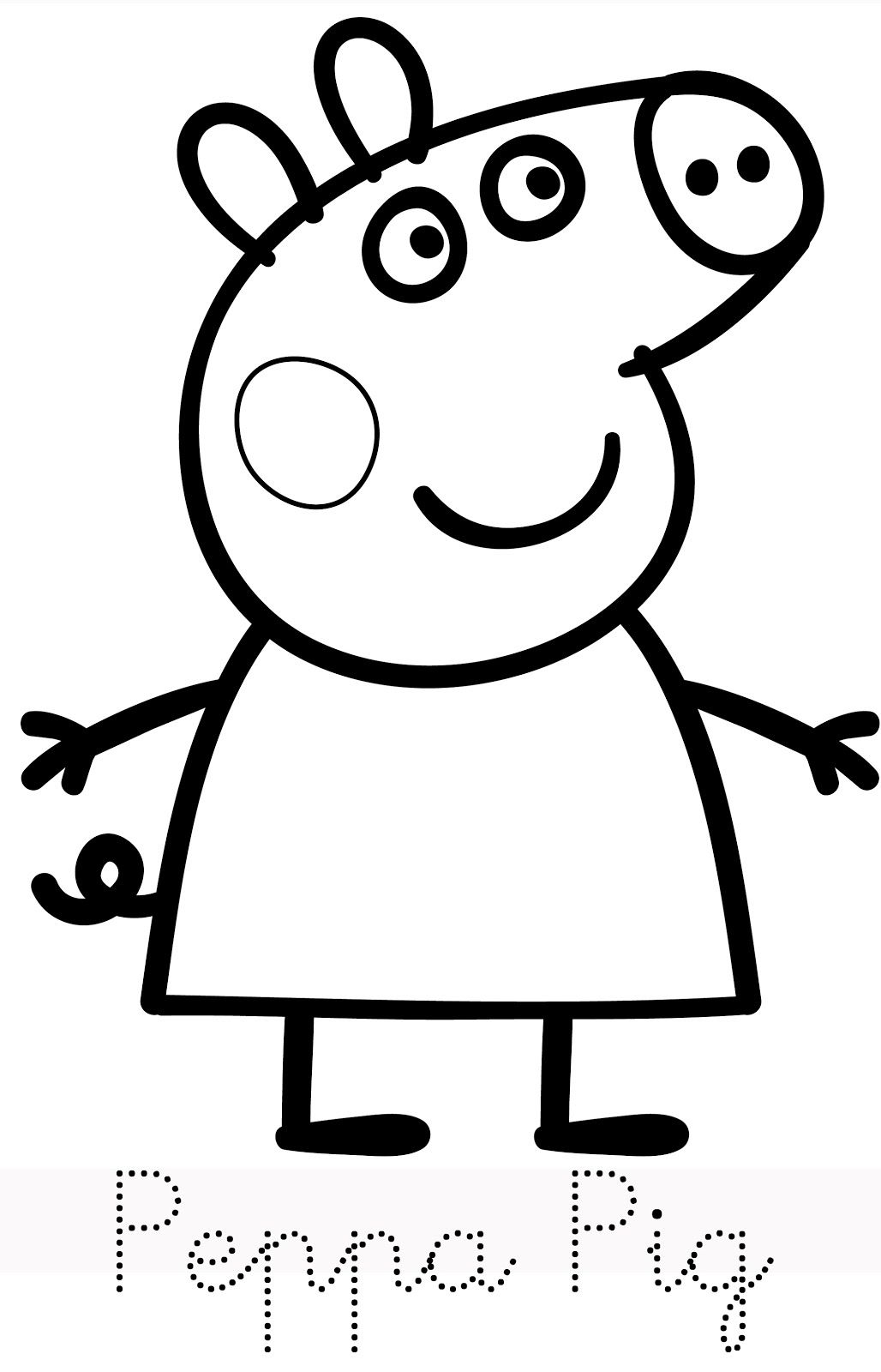 1028x1600 peppa pig drawing - Peppa Drawing