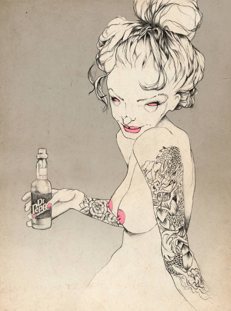 770x1036 dr pepper drawing - Pepper Drawing