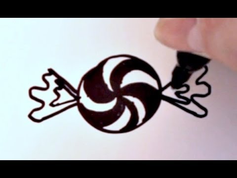 480x360 how to draw a cartoon peppermint - Peppermint Candy Drawing