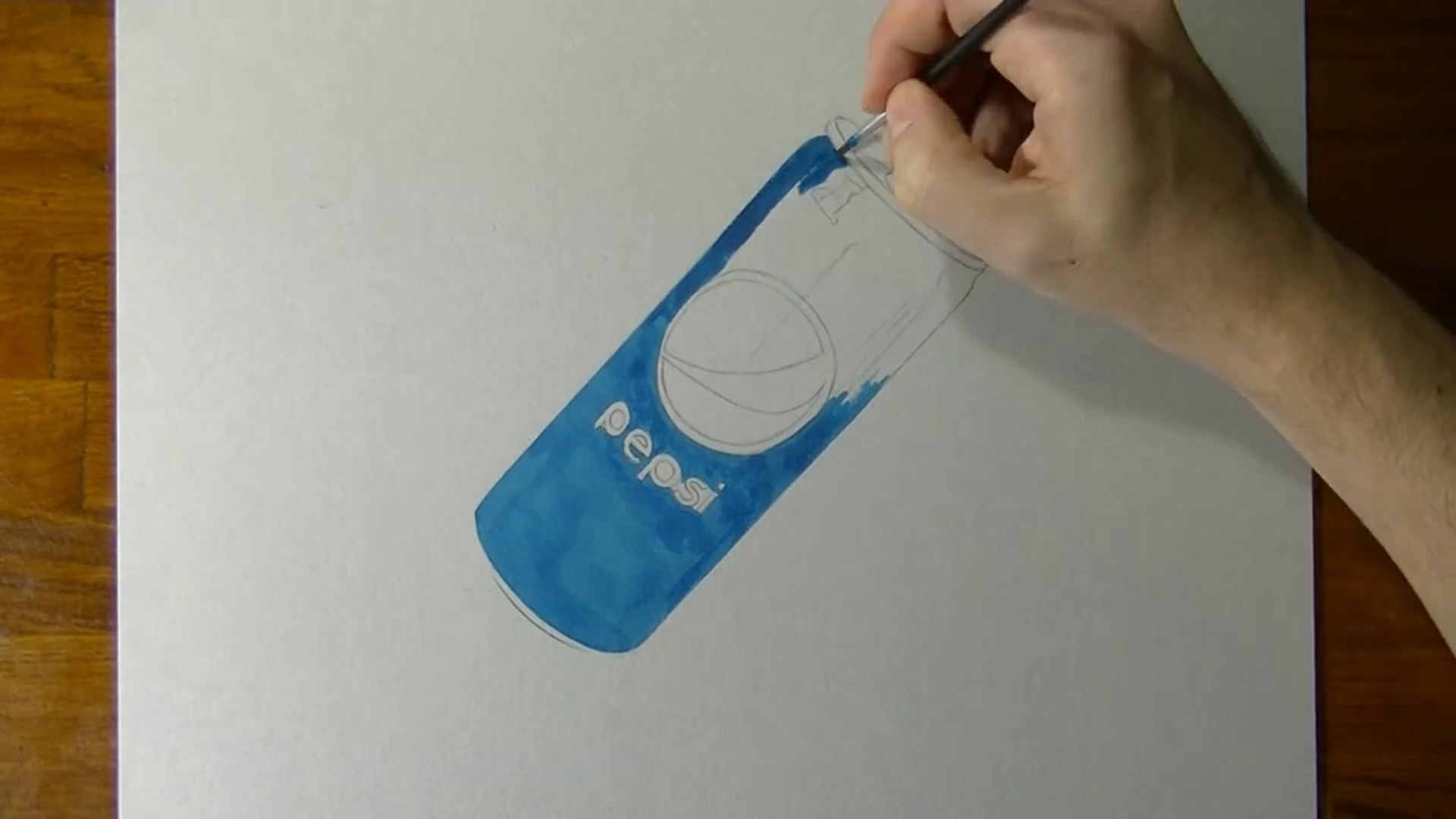 1920x1080 Drawing Of A Pepsi Can - Pepsi Can Drawing