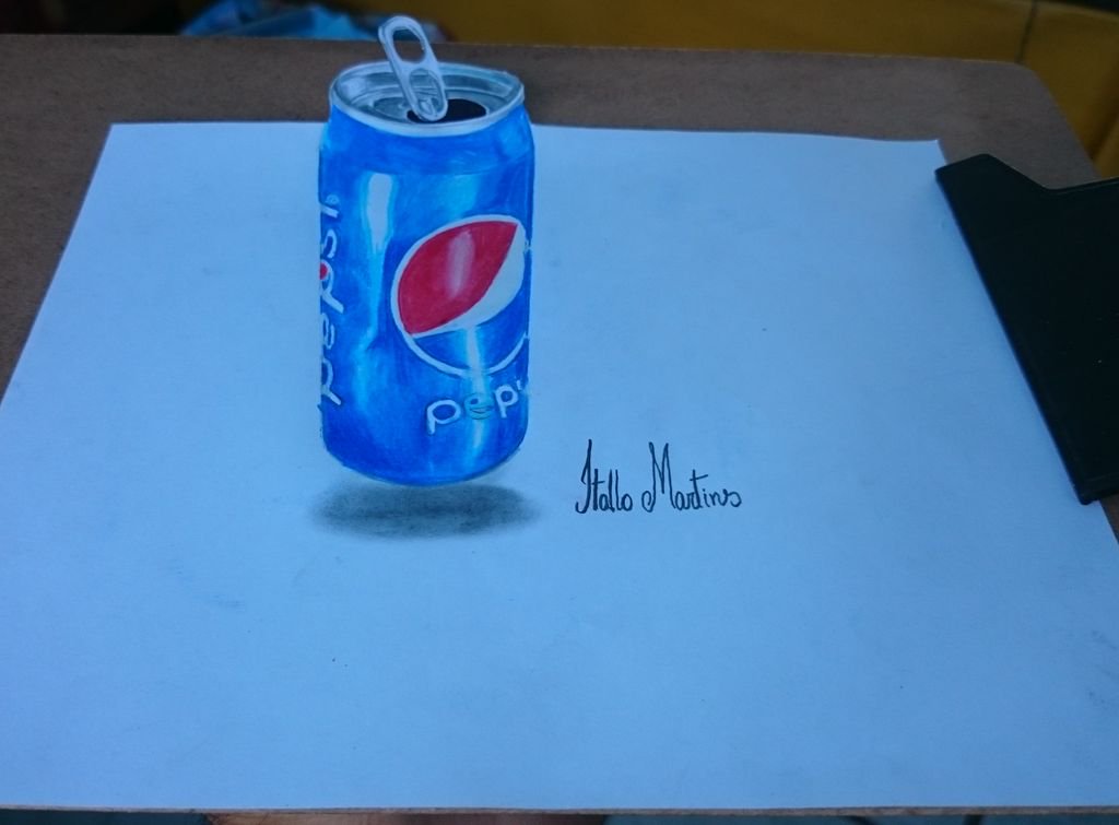 1024x755 Itallo Art - Pepsi Can Drawing