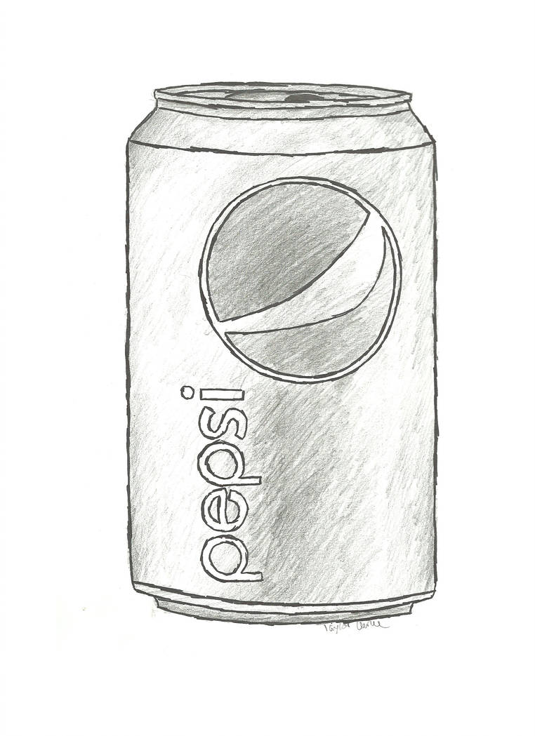 762x1049 Pepsi Can - Pepsi Can Drawing