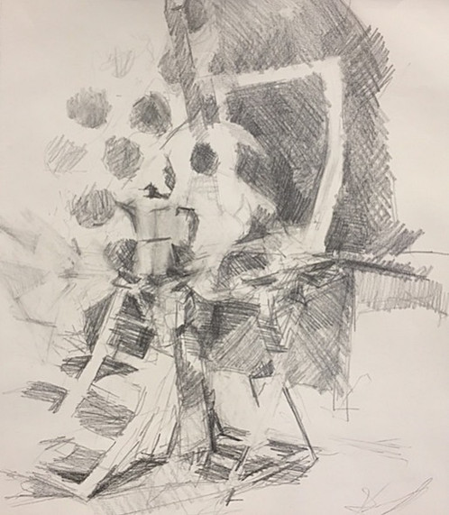 498x571 intermediateadvanced drawing stretching perception - Perception Drawing