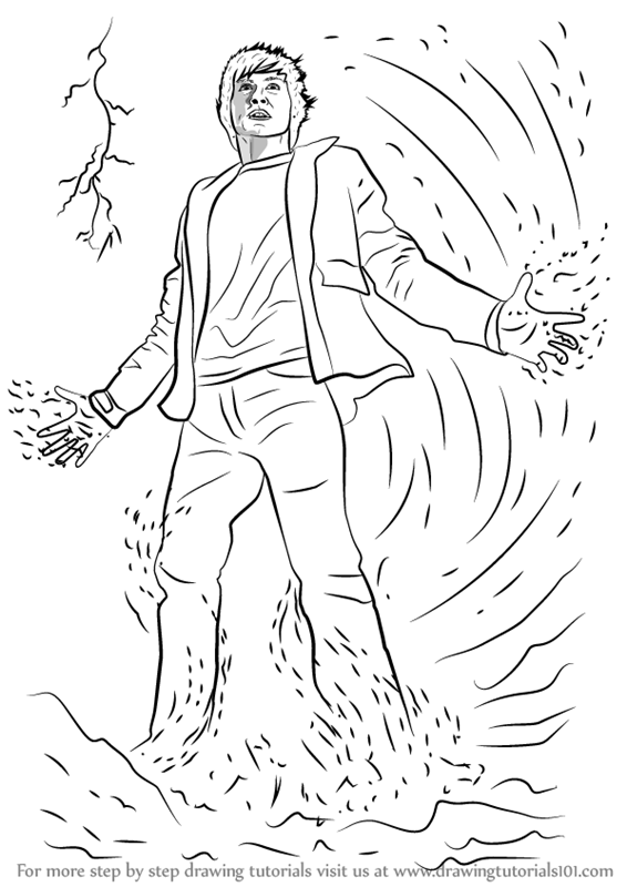 566x800 Learn How To Draw Percy Jackson - Percy Jackson Drawings