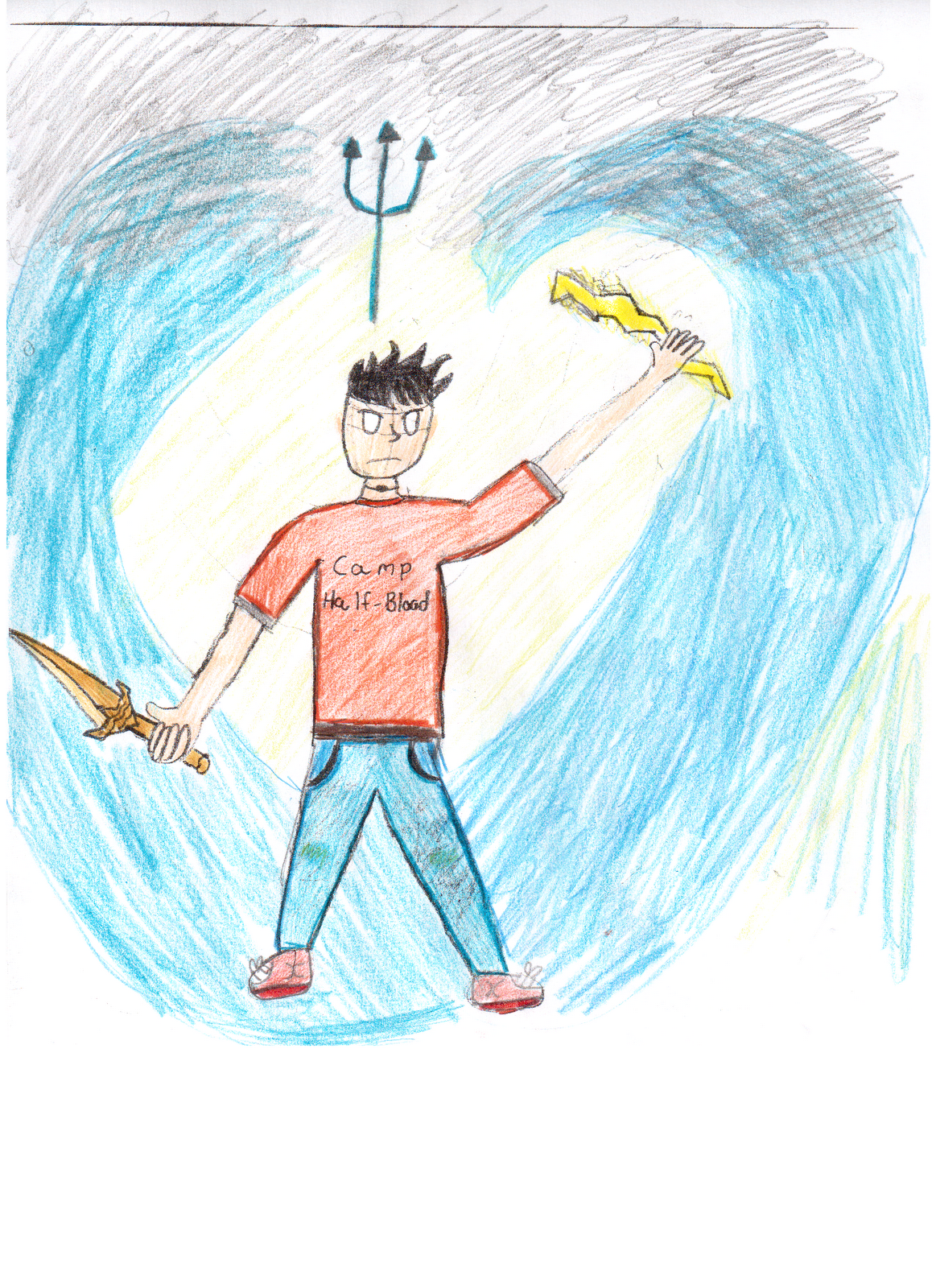 1163x1600 Peter's Reading Reviews Litsperation Challenge Percy Jackson Drawing - Percy Jackson Drawings