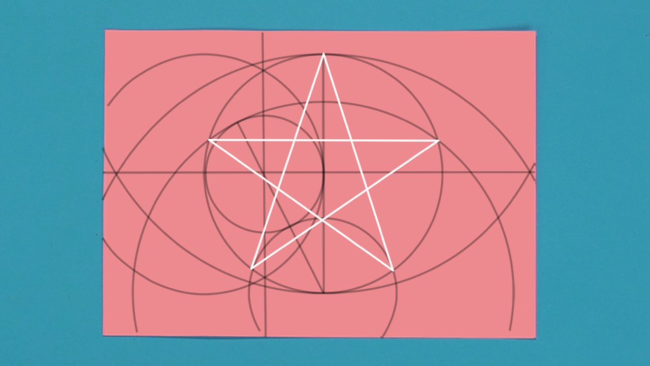1280x720 how to draw a perfect five pointed star - Perfect Star Drawing