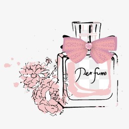260x260 perfume, drawing perfume, pink perfume, drawing png image - Perfume Drawing