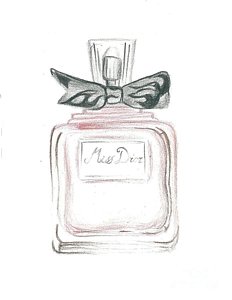 Perfume Drawing at PaintingValley.com | Explore collection of Perfume ...