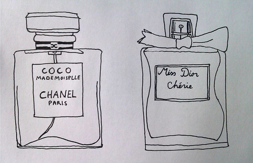 500x323 perfume drawing shared - Perfume Drawing