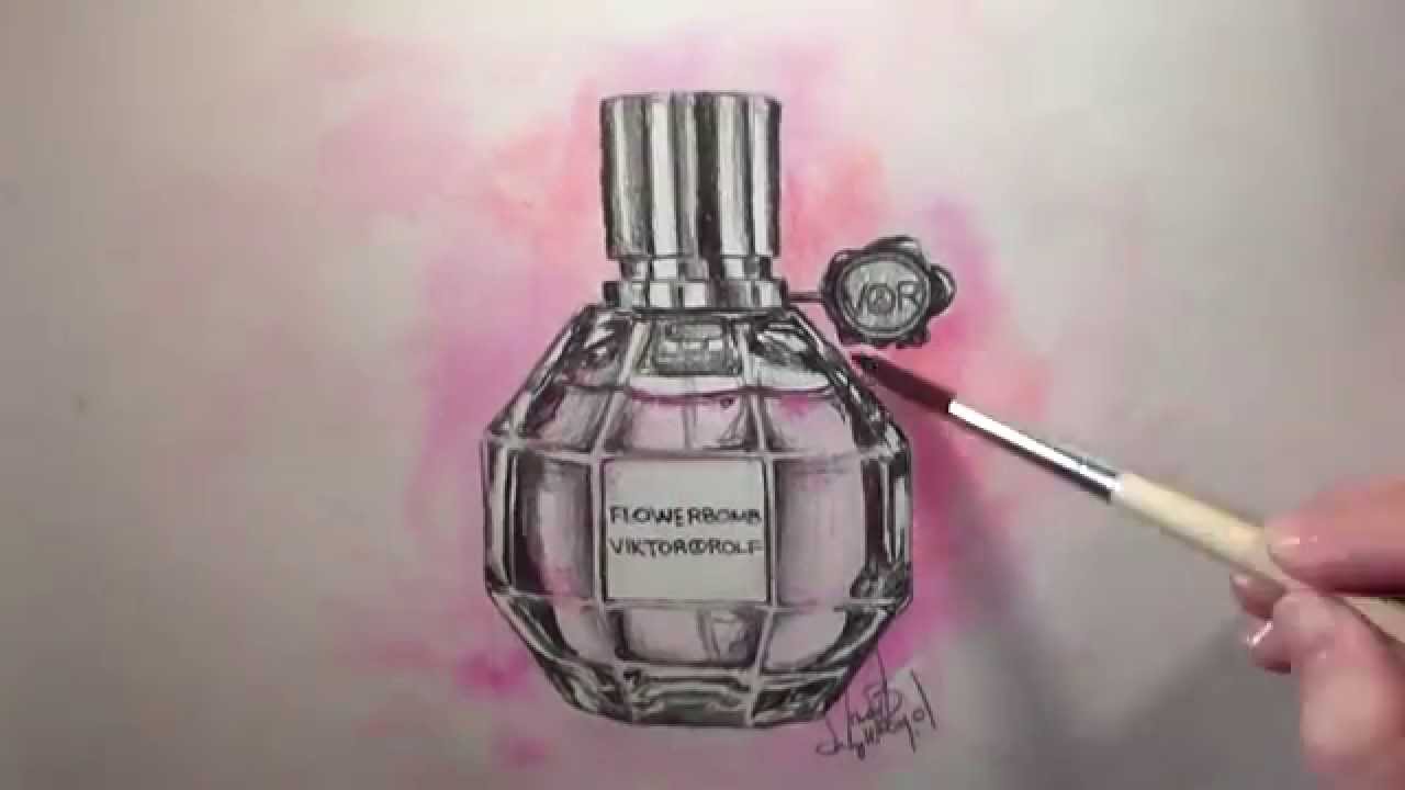 1280x720 speed drawing flowerbomb perfume - Perfume Drawing