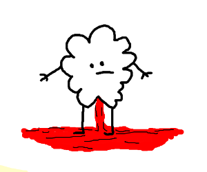 300x250 cute cloud has her period drawing - Period Drawing
