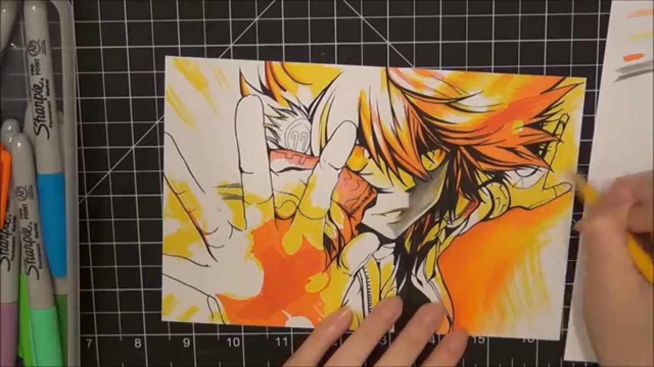 1280x720 Drawing Hitman Sharpie Permanent Markers - Permanent Marker Drawings