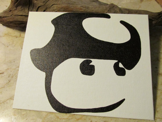 570x428 mario bros mushroom permanent marker drawing on canvas x - Permanent Marker Drawings