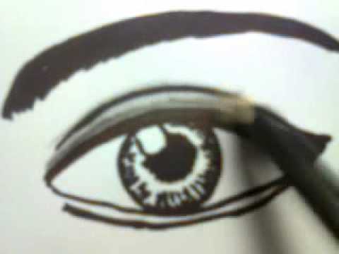 480x360 how to draw eye with permanent marker - Permanent Marker Drawings