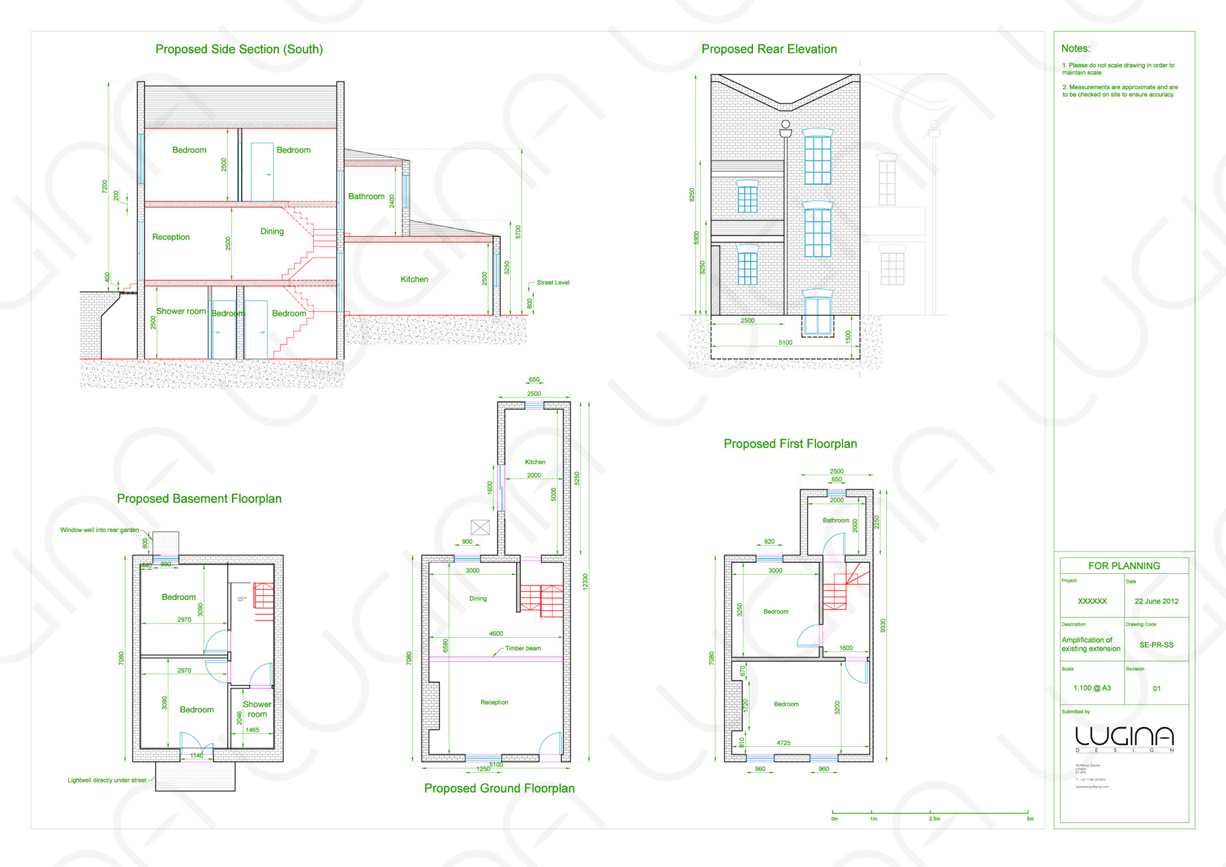 1786x1263 architectural drawings services in london - Permission Drawing